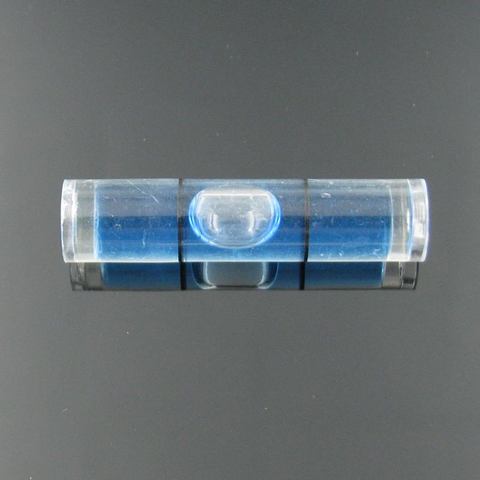 HACCURY 8*35mm Plastic Level Photo Frame Mini bubble level Tubular water level tool Blue Color ► Photo 1/6