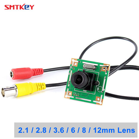 SMTKEY Wide View 700TVL Color CMOS Camera 960H Analog Camera to TV monitor or DVR system ► Photo 1/6