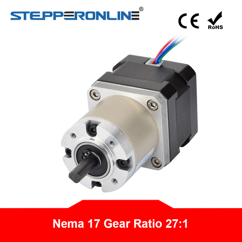 27:1 Planetary Gearbox Nema 17 Stepper Motor 0.4A for DIY CNC Robot 3D Printer ► Photo 1/5