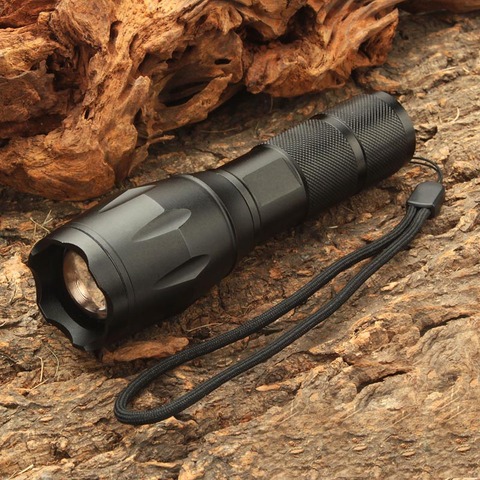 UltraFire 18650 Flashlight XML-T6 Transmitter Luz Bulb 5 Mode Zoom Tactical Torch Lantern Hunting Waterproof Flashlight ► Photo 1/6