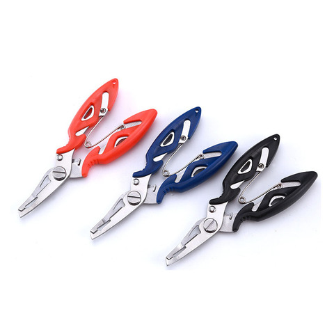 Fishing Plier Scissor Braid Line Lure Cutter Hook Remover Tackle Tool Cutting Fish Use Tongs Scissors Multifunctional Tackle ► Photo 1/6