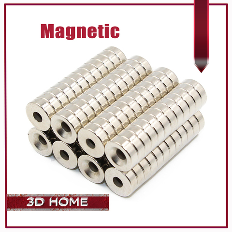 wholesale 12Pcs/lot 3D printer parts Reprap Delta Kossel K800 round super special magnetic holder countersunk magnet stacked ► Photo 1/1