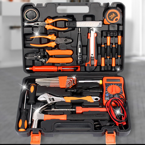 Electrician 35 tools sets Sanying tools Multifunction Household home use hand tools Combination repair Box J6XY07 ► Photo 1/6
