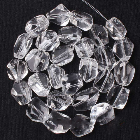 Selectable Siz Freeform White Rock Quartz Stone Beads Clearl Crystal Beads For Jewelry Making Beads Necklace 15'' DIY Beads ► Photo 1/1