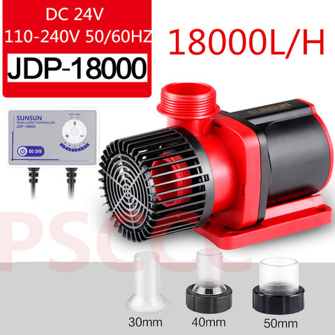 SUNSUN DC variable frequency water pump flow adjustable submersible pump high lift fish tank silent pump DCP DC JDP 18000 ► Photo 1/1