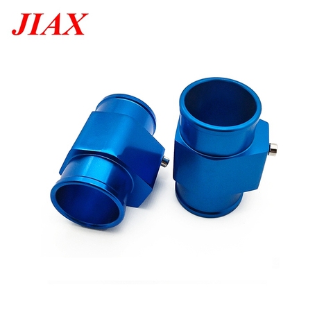 Universal Blue Water Temperature Temp 1 Set 26mm-40mm Sensor Gauge Joint Pipe Radiator Hose Adapter with 2 Clamps ► Photo 1/5