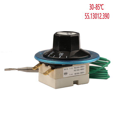 30-85 Degree Celsius Germany EGO Capillary Thermostat 55.13012.390 for Dishwasher Electric Water Heater Thermal Switch 16A 250V ► Photo 1/6
