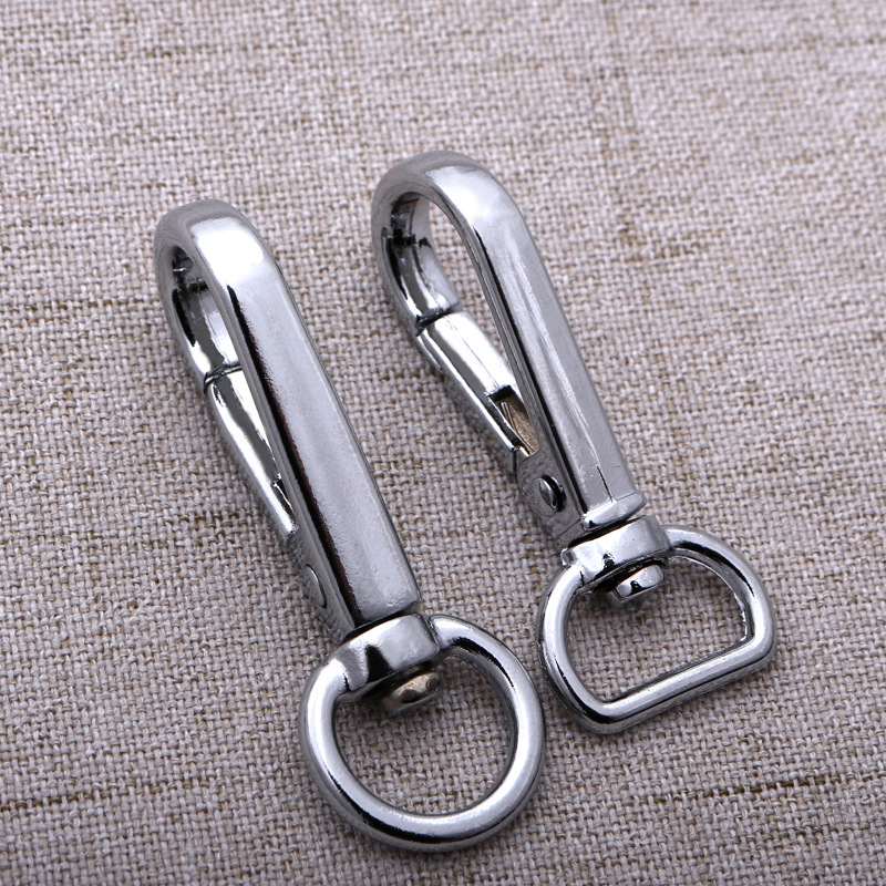 Making Accessories Split Ring  Key Chain Ring Snap Hook Metal Swivel Trigger 