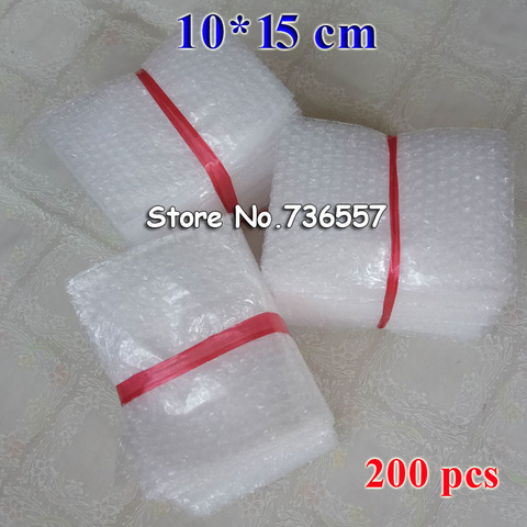 50pcs 100pcs 200pcs 100*150mm Plastic Wrap Envelope white Bubble packing Bags PE bubble bag Shockproof double film bubble bag ► Photo 1/6