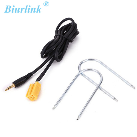 Biurlink RD9 Car Radio MINI ISO 6Pin to 3.5MM Jack Aux Cable Adapter for Peugeot 206 207 307 308 ► Photo 1/6