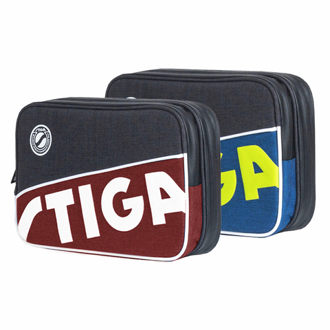 STIGA Table Tennis Rackets Bag 2022 New Double layer square round for training professional balde bat paddle ping pong case set ► Photo 1/6