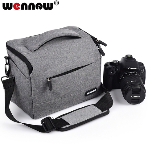 Wennew Coffee Gray Photo Cover DSLR Waterproof Camera Bag SLR Case for Nikon Z7 Z6 D3500 D5600 D5500 D5300 D5200 D5100 D5000 ► Photo 1/6