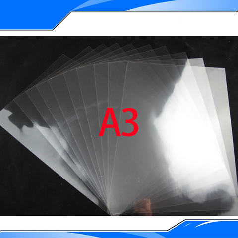50 Pieces A3 PET Inkjet&Laser Waterproof Transparency Film Screen