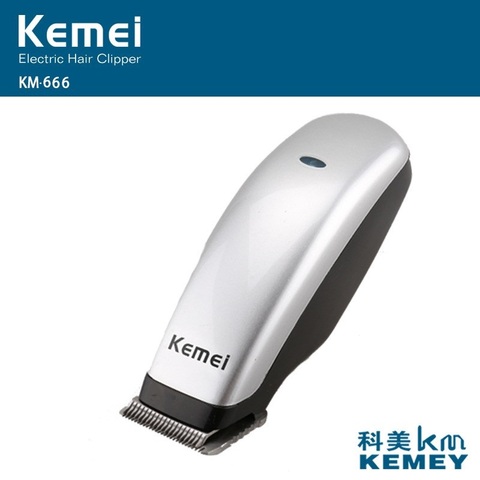 KM-666 Mini Hair Clipper Dry Battery Trimmer Groomer Cordless Self-Haircut Kit For Men Style Tools ► Photo 1/6