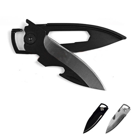 Multifunctional EDC Knife Outdoor Self defense Mini Keychain Multi Tool Key Pocket Letter Camp Pare Peeler Peel Parcel Open ► Photo 1/6