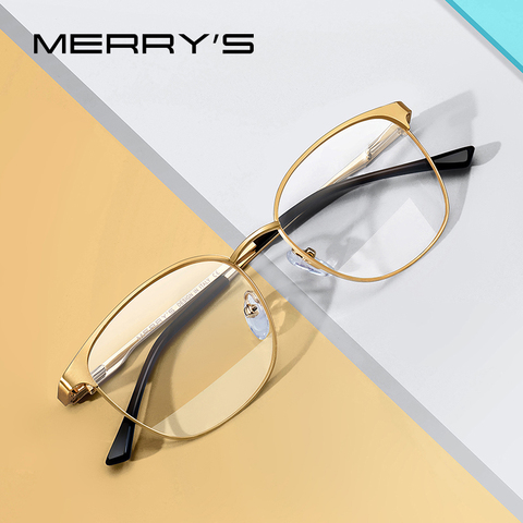 MERRYS DESIGN Men Women Fashion Trending Oval Glasses Frame Unisex Myopia Prescription Optical Eyeglasses S2046 ► Photo 1/6