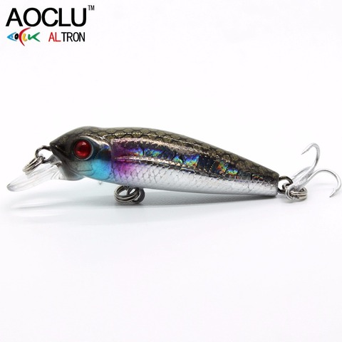 2022 AOCLU new wobblers 40mm 2.1g Floating Hard Bait MINI Minnow Depth 0.5m fishing lure 5 colors tackle Quality NB147 ► Photo 1/6