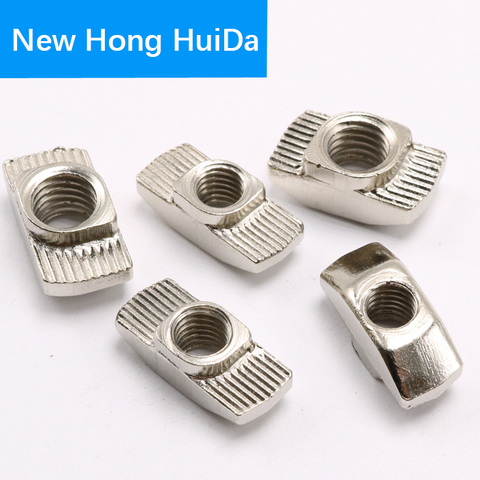 M3 M4 M5 M6 M8 Slot T-nut Sliding T Nut Hammer Drop Fasten Connector Aluminum Extrusion Hammer Profile Groove 2022 3030 4040 45 ► Photo 1/6
