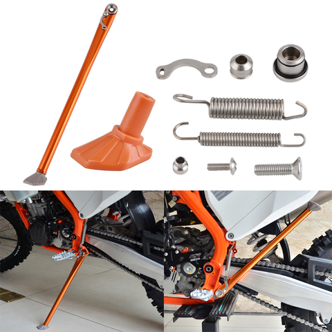 Kickstand Side Stand+Spring For KTM 150 200 250 300 350 450 500 530 EXC EXC-F XC XC-F XC-W EXC-R XCF-W Sixdays XCR-W EXCF XCW ► Photo 1/6
