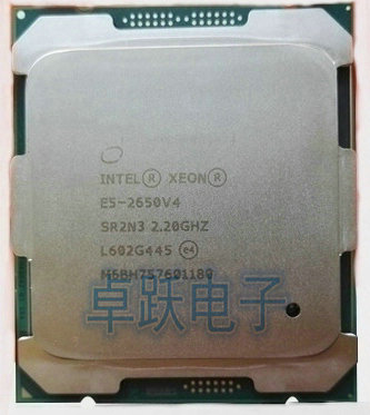 Original Intel Xeon E5-2650V4 2.20GHz 12-Core 30M DDR4 2400MHz E5 2650V4 FCLGA2011-3 TPD 105W free shipping ► Photo 1/1