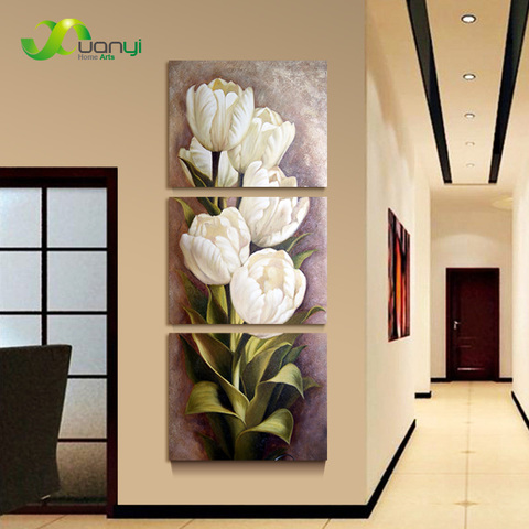 Tulip Flower Painting Pictures, Wall Picture Frames For Living Room