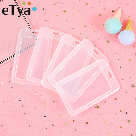 Transparent PVC Bank Bus Credit Card Holder Cover Storage Card & ID Holders Womem Men Kid's Protector Cover Wallet Dropshipping ► Photo 1/6
