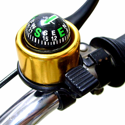 Aluminum Alloy Bike Bells Cycling Ring Outdoor Mountain Bike Compass Bell Cycling Horn Bicycle Bell With Compass Cycle Bell Ring ► Photo 1/6