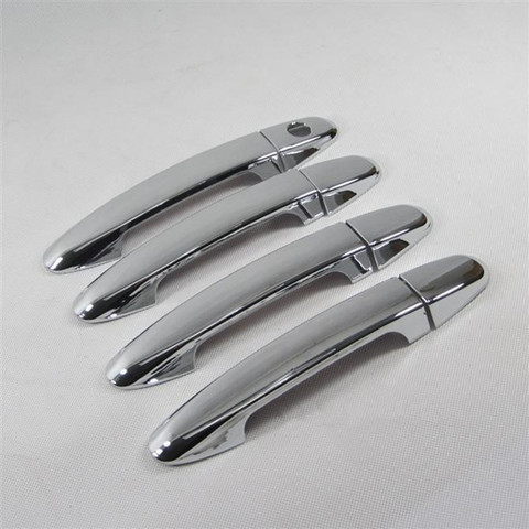 ABS Chrome Door handle Protective covering Cover Trim For Hyundai Santa Fe 2007 2008 2009 2010 2011 2012 Car styling ► Photo 1/1