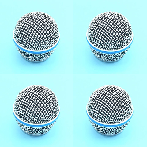 4PCS New Replacement Ball Head Mesh Microphone Grille for Shure BETA58 BETA58A SM 58 SM58S SM58LC ► Photo 1/1