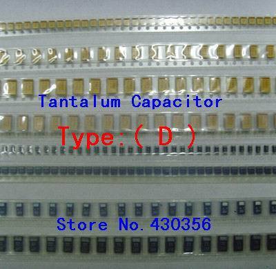 10PCS  Tantalum Capacitor  7343  Type:D   337  330UF 2.5V ► Photo 1/1