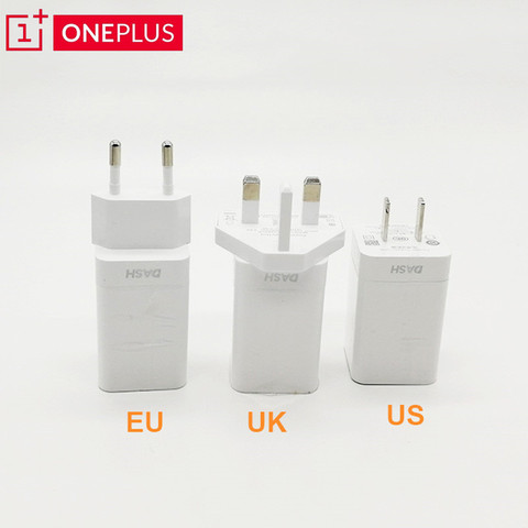 Original Oneplus 5T 5 3 3T  Dash Charger wall adapter 5V 4A Fast Charging  for oneplue mobile phone charger quick Charge EU UK ► Photo 1/6