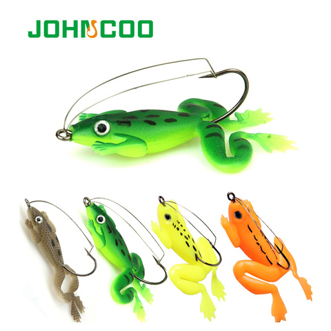 JOHNCOO 4pcs Frog Lure Fishing Lures 6cm 5g Artificial Fishing Bait  Topwater Wobbler Bait For Pike Snakehead Soft Bait - Price history & Review, AliExpress Seller - JOHNCOO Official Store