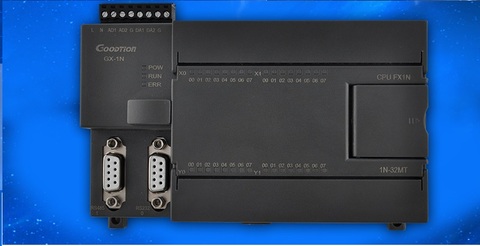 FX1N FX2N 20/24/28/32 MR MT 2AD PLC Controller, 2DA Optional, RS232 RS485 Modbus RTU for Mitsubishi FX ► Photo 1/5