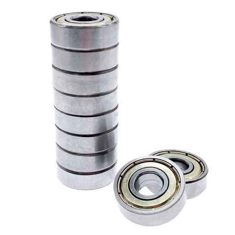 10pcs/set 608ZZ Ball bearings double shielded miniature carbon steel 608 bearing for fidget spinner 8*22*7mm ► Photo 1/6