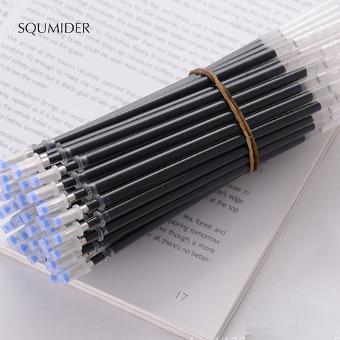 SQUMIDER 10PCS /lot 3 colors 0.5mm Neutral Gel Pen Refills Needle Bullet Head School Office Supplies ► Photo 1/3
