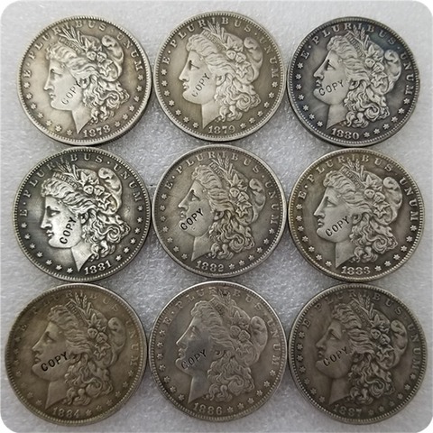 Antique silver USA (1878-1904)-P Morgan Dollar COIN COPY commemorative coins-replica coins medal coins collectibles ► Photo 1/6
