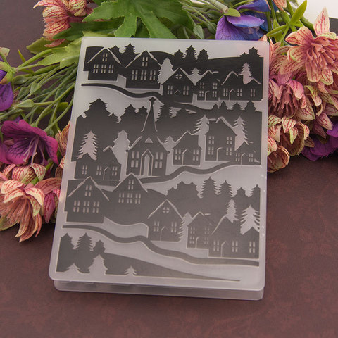 KSCRAFT Christmas House Embossing Folders for DIY Scrapbooking Paper Craft/Card Making Decoration Supplies ► Photo 1/2