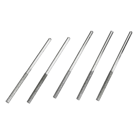 5Pcs/lot Dremel Accesories Mini Drill Diamond Grinding Head 3mm Shank Bur Bit Set Polishing Grinding Tool For Dremel Rotary Tool ► Photo 1/6