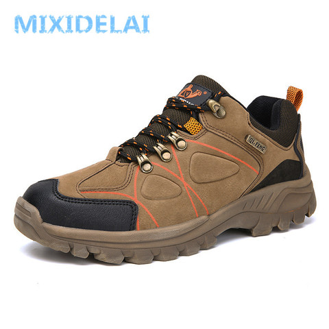 MIXIDELAI Spring/Autumn Outdoor Men Shoes 2022 New Breathable Man Casual Waterproof Non-Slip Shoes Man Sneakers Big Size 39-47 ► Photo 1/6