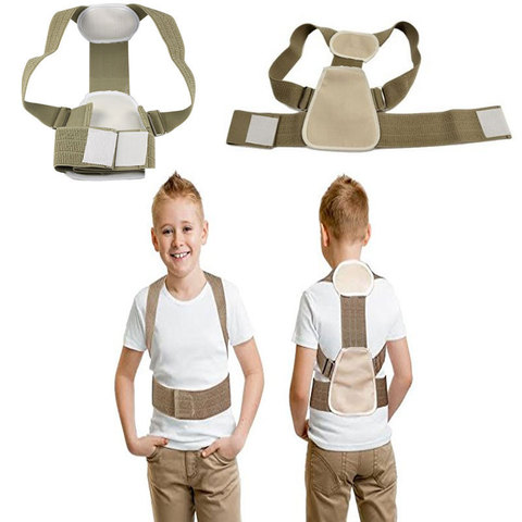 Drop shipping Teenage Posture Corrector Correction Orthosis Back Support Back Posture Correction Flexible Back Belt for Child ► Photo 1/6