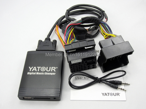 Yatour YTM06 for new Ford Focus Mondeo Mk3 Galaxy Tourneo quadlock Fakra 12 pin 6000CD 6006CDC 5000C Car audio MP3 player ► Photo 1/5