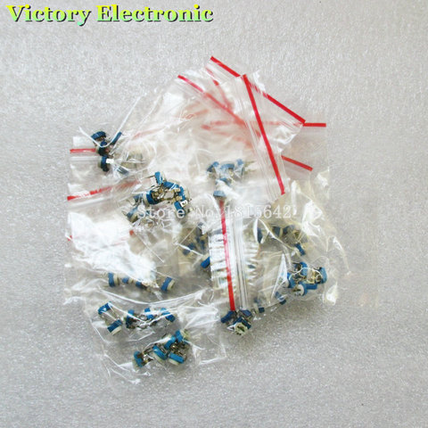 Trimming Potentiometer RM-065 top adjustment 100R-1M RM065 WH06-2 Variable Resistors Assorted Kit 13Type*5pcs=65PCS ► Photo 1/1