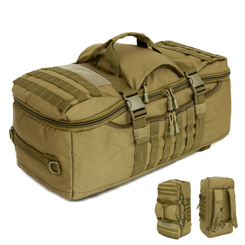 Military Tactics Backpack 60L Large Capacity Multifunction Men Travel Bag Backpack Waterproof Nylon Shoulder Bag Rucksack ► Photo 1/6