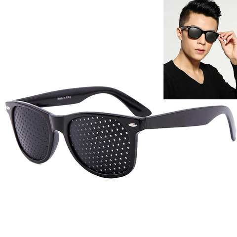 Gosear Vision Care Corrective Improver Stenopeic Pinhole Pin Hole Glasses Anti-fatigue Eye Protection Man Woman Sunglasses ► Photo 1/6