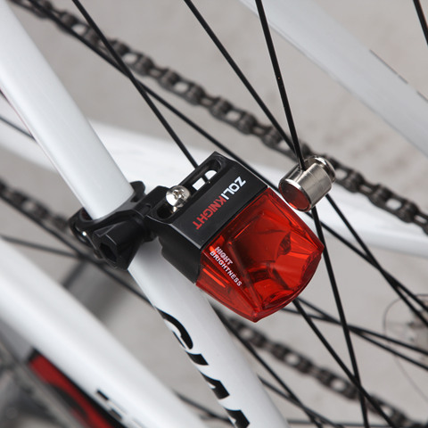 Waterproof bike light No Battery magnetic Self-powered Bike Rear Light  No Charge Easy to Install Night Bicycle LED Tail light ► Photo 1/6