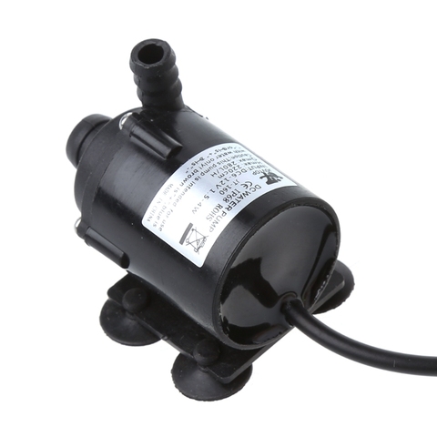 DC 12V Solar Power Hot Circulation Water Pump Brushless Motor Aquarium Pond Submersible 200L/H ► Photo 1/1