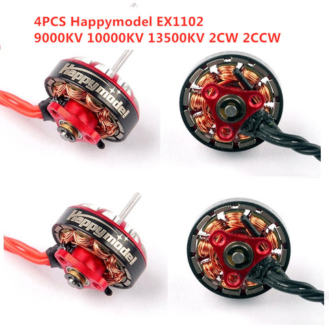 1/2/4PCS/Lot Happymodel EX1102 9000KV 10000KV 13500KV 2-3S Brushless Motor Original for Mobula7 HD RC Drone Spare Part DIY Accs ► Photo 1/6