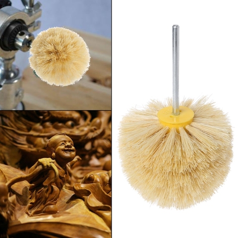Deburring Sisal Wire Brush Head Polishing Grinding Buffing Mushroom Wheel Shank ► Photo 1/6
