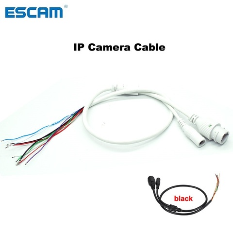 IP camera cable for IP network camera cable replace cable RJ45 camera Cable DC12V for CCTV ip camera replace use ► Photo 1/5