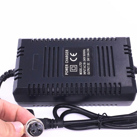 High Quality 24V Smart Charger Lead Acid Battery Electric Scooter Power Adapter E-scooter Charger DC27.6V 1.8A With EU Plug ► Photo 1/6
